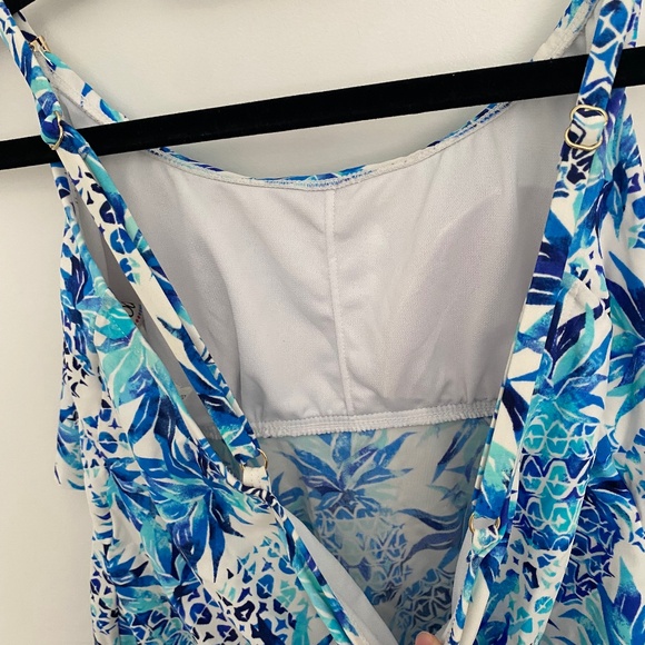 Layered Ruffled Pineapple Tankini Top - Picture 4 of 4